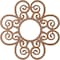 Ekena Millwork Cohen Wood Fretwork Pierced Ceiling Medallion, Wood (Paint Grade), 36"OD x 12 1/4"ID x 3/8"T CMWP36X36X0375COMF - alternate 3